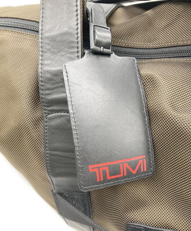 TUMI トゥミ ボストンバッグ ブラウン 中古・古着通販】TUMI (トゥミ) SMALL SOFT TRAVEL SATCHEL ブラウン