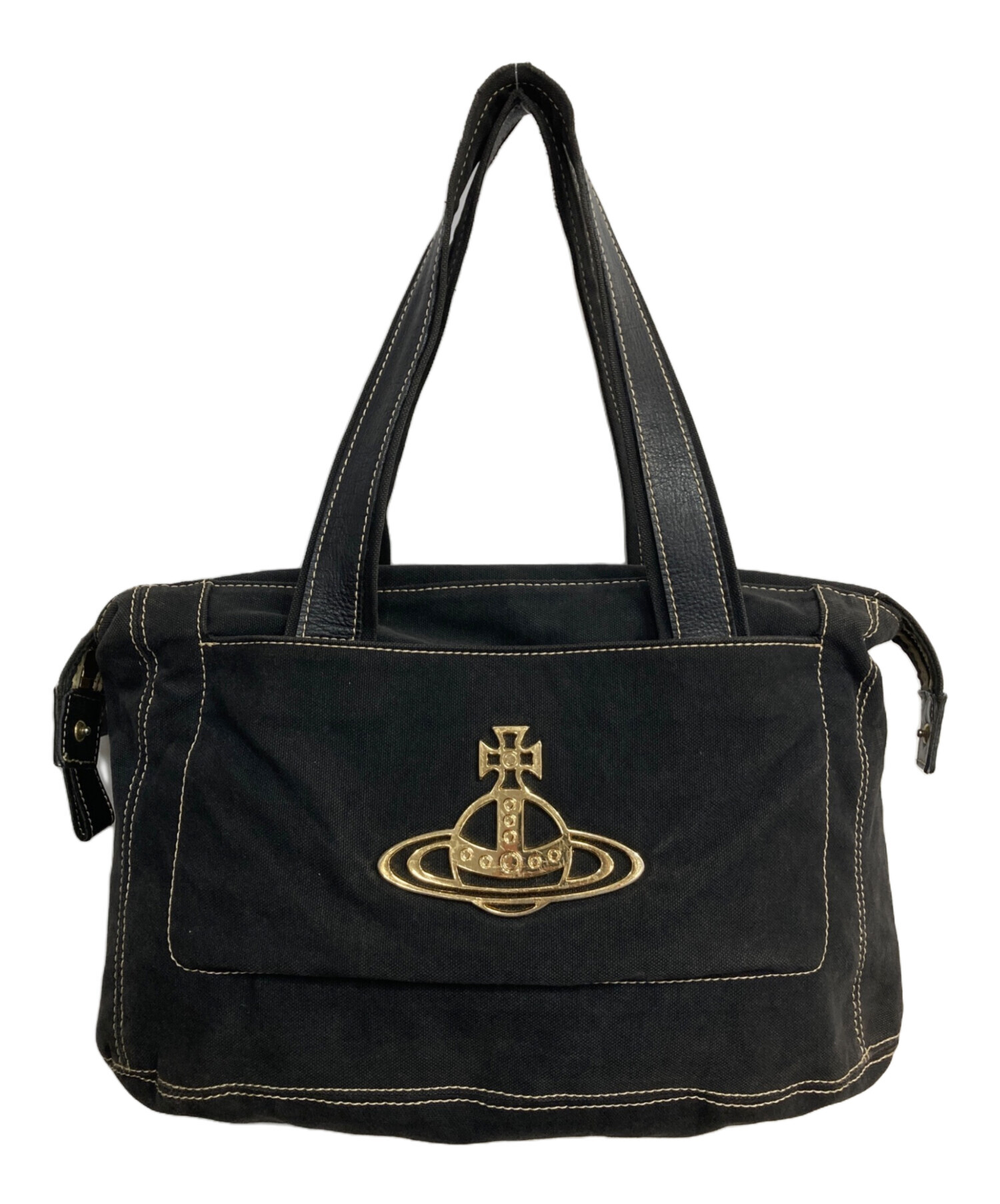 は*る様 Vivienne Westwood トートバッグ キャンバス 廃盤 中古・古着通販】Vivienne Westwood (ヴィヴィアンウエストウッド