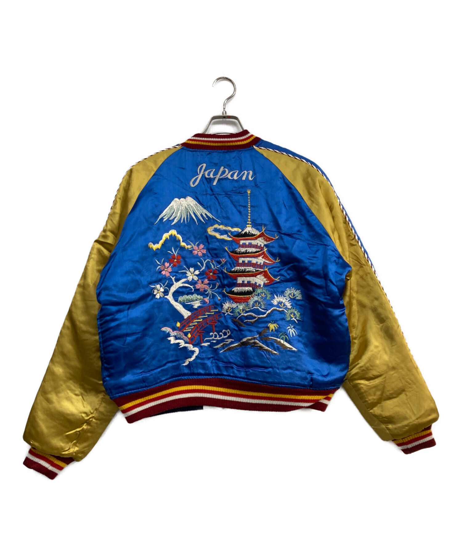 【美品　ビンテージ　長袖スカジャン　リバーシブル　奇抜デザイン　古風　レア古着】 中古・古着通販】Reminiscence (レミニセンス) リバーシブルスカジャン
