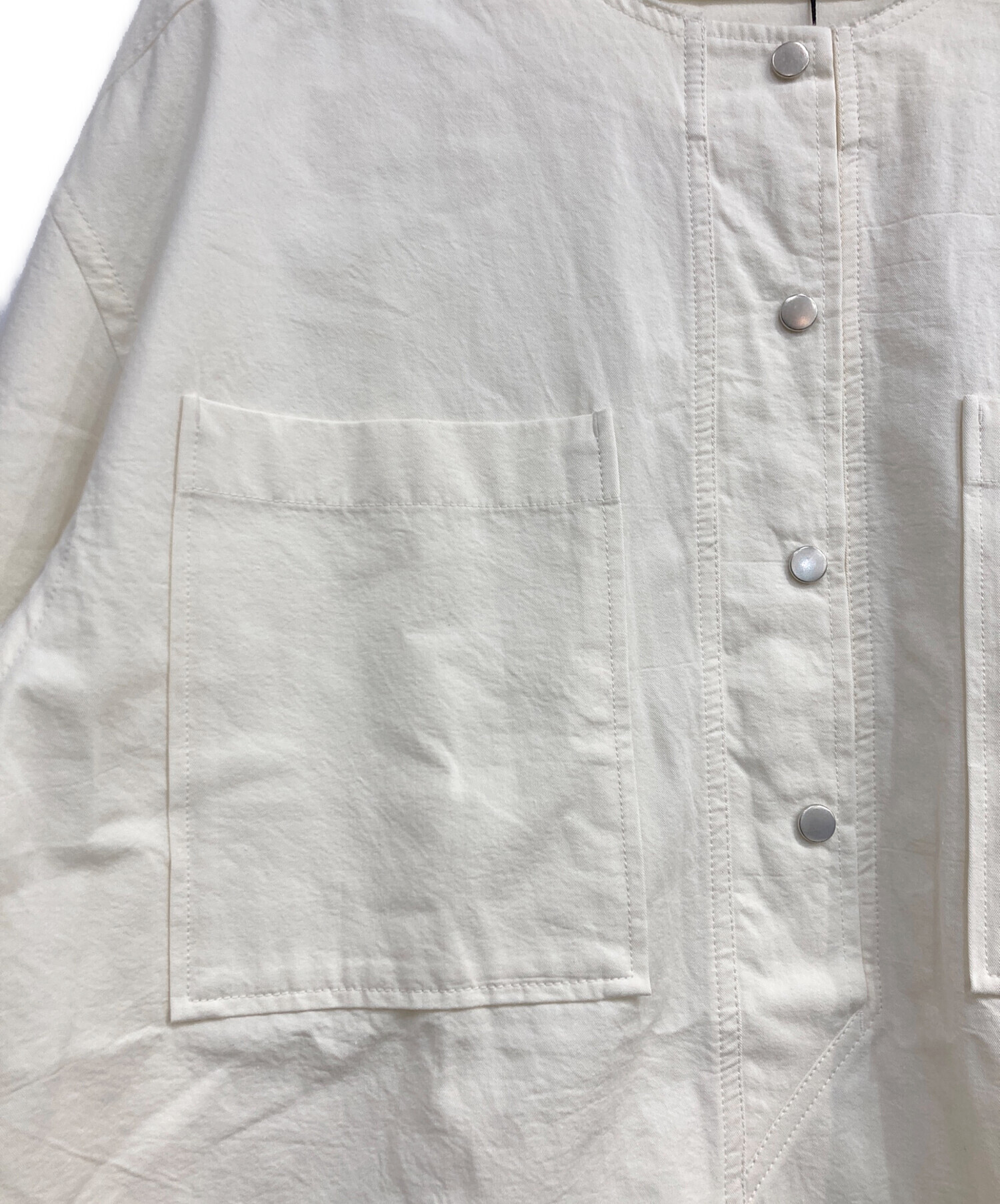 中古・古着通販】THE SHINZONE (ザ シンゾーン) COLLARLESS WORK SHIRT