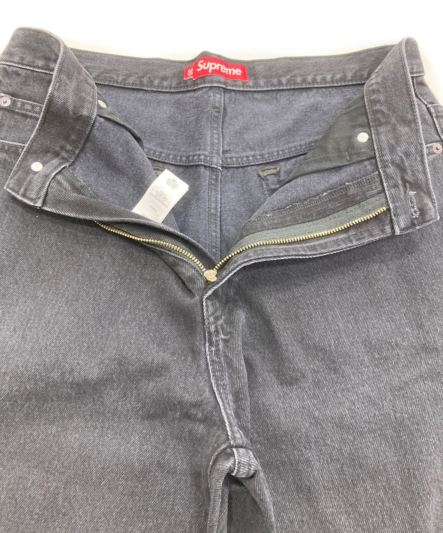 中古・古着通販】Supreme (シュプリーム) BAGGY Jean ブラック サイズ 