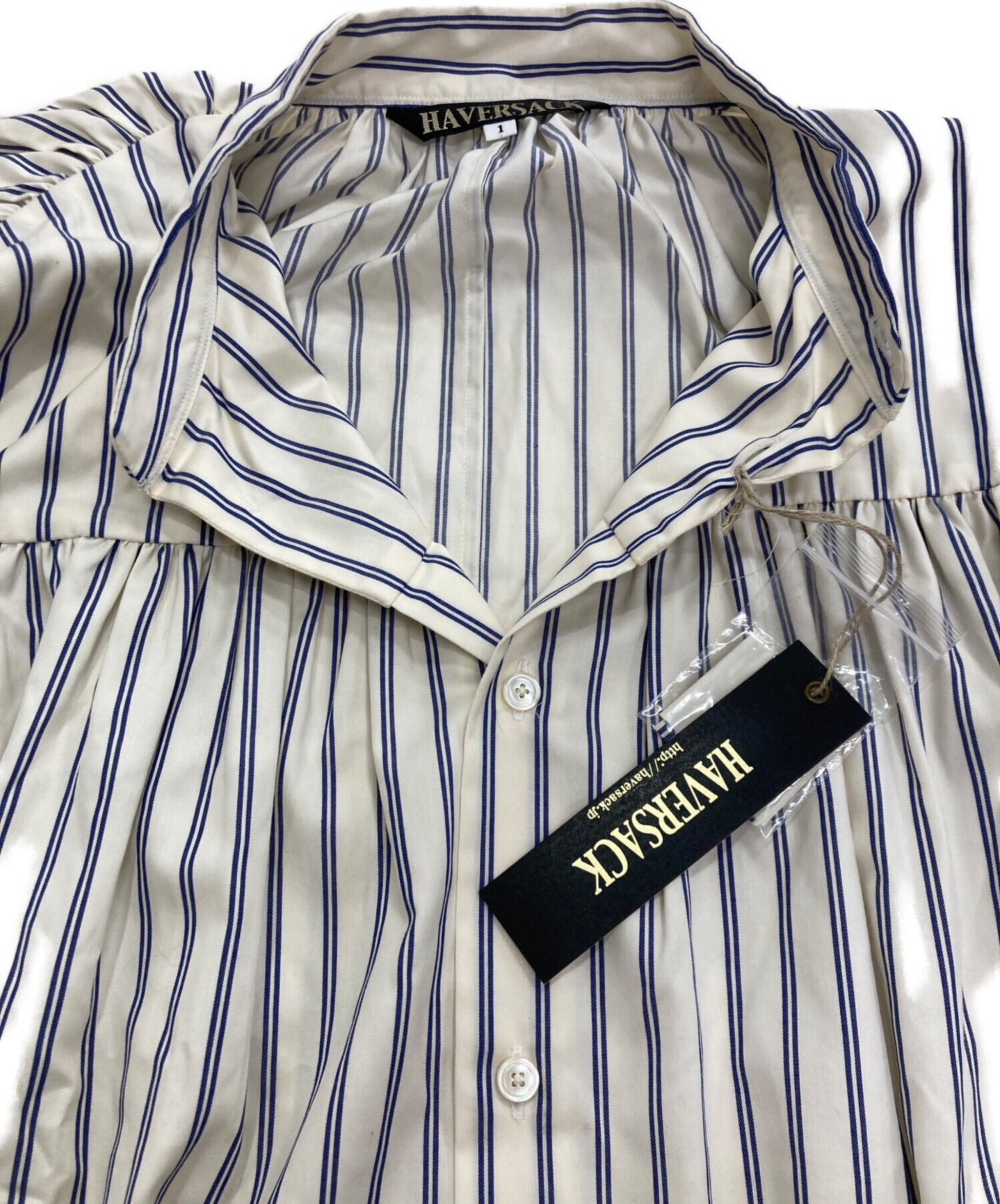 中古・古着通販】HAVERSACK (ハバーサック) ストライプシャツ