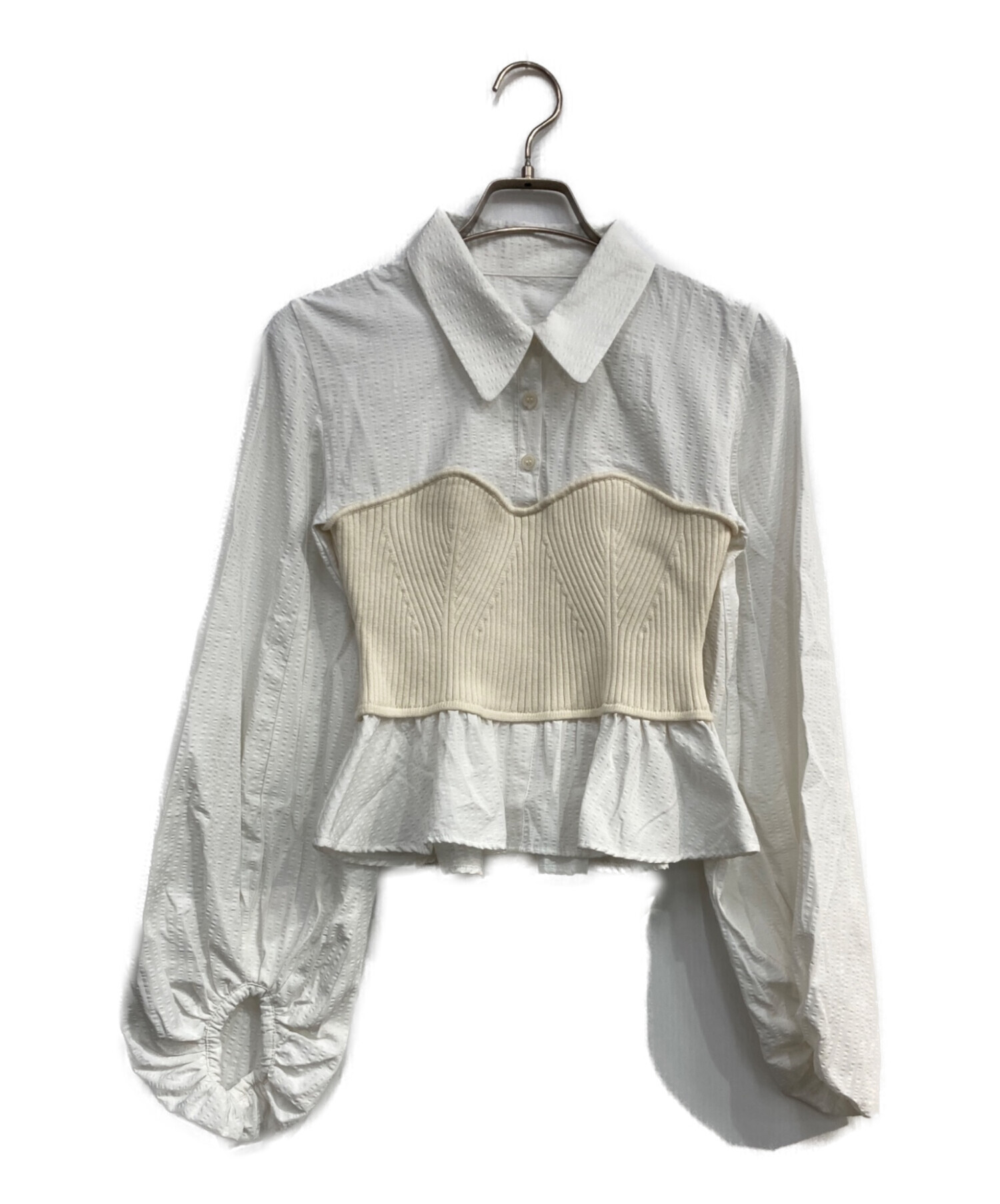 中古・古着通販】willfully (ウィルフリー) knit bustier docking