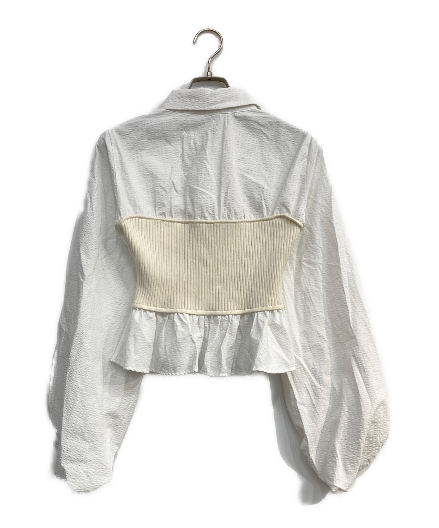 中古・古着通販】willfully (ウィルフリー) knit bustier docking 