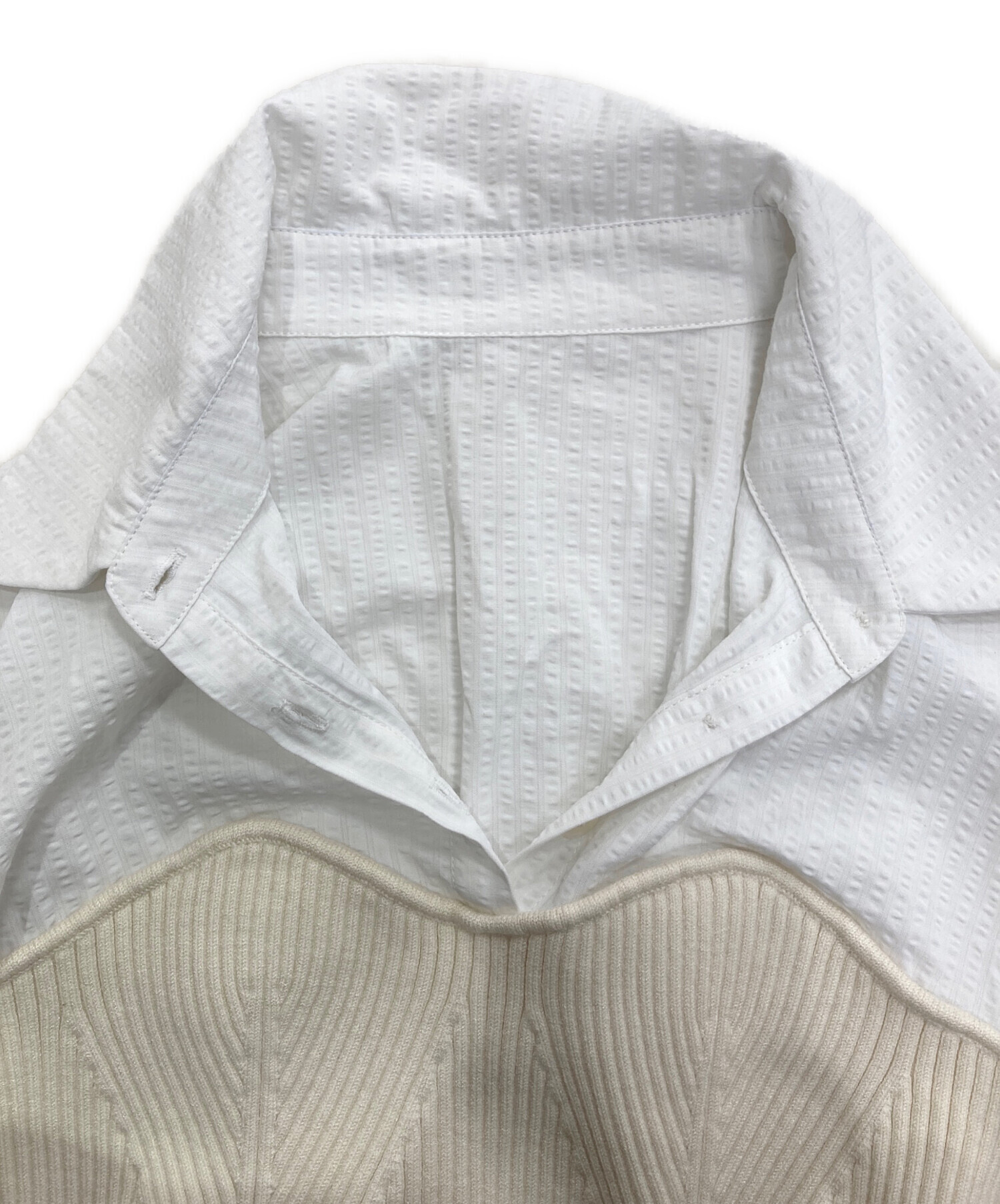 中古・古着通販】willfully (ウィルフリー) knit bustier docking 