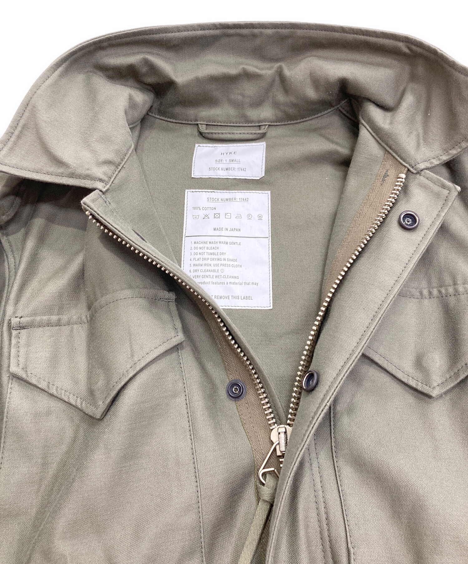 中古・古着通販】HYKE (ハイク) TYPE M-51 FIELD JACKET グリーン