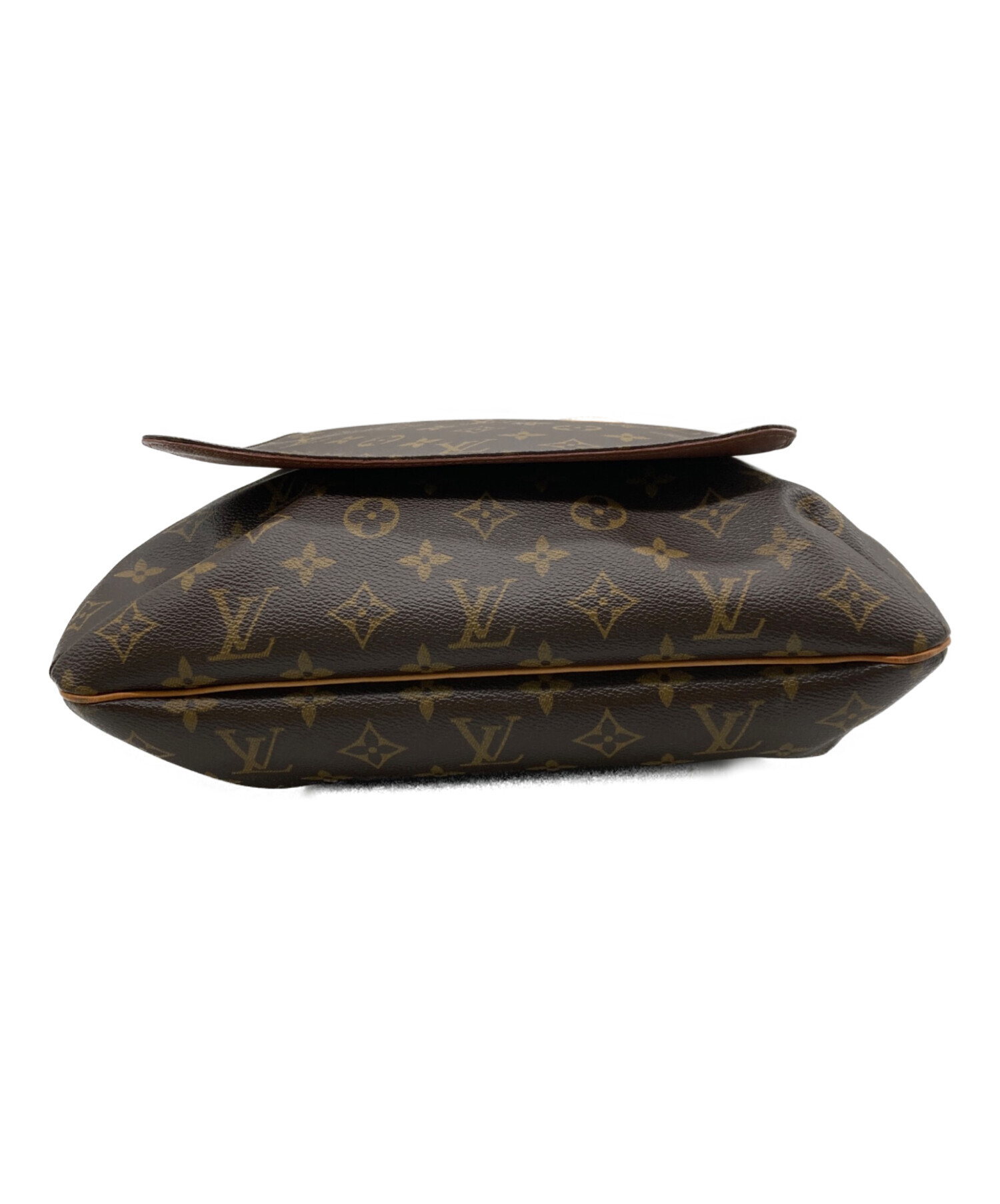 ルイヴィトン　ブラウンレザーバッグ 中古・古着通販】LOUIS VUITTON (ルイ ヴィトン) ショルダーバッグ