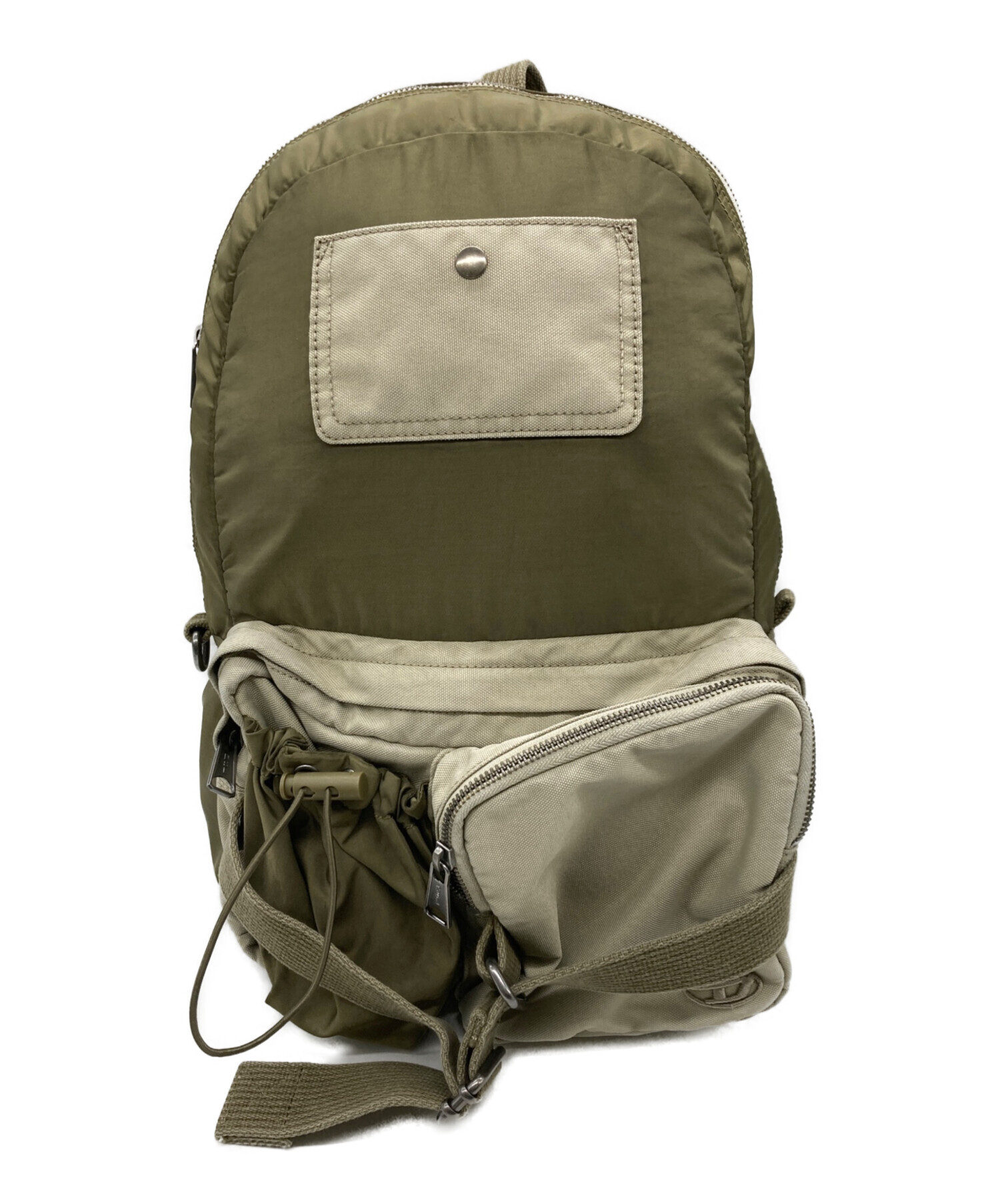 中古・古着通販】DIESEL (ディーゼル) DSL UTILITY BACKPACK グリーン