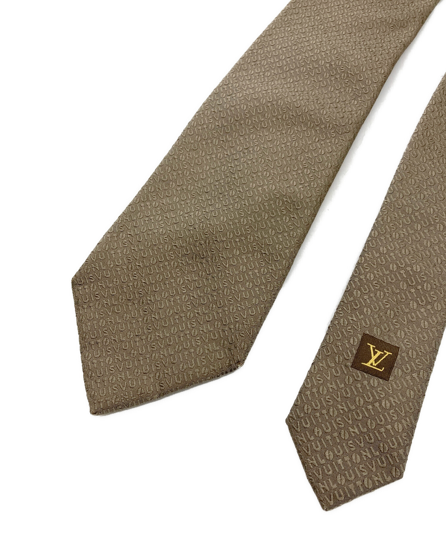 中古・古着通販】LOUIS VUITTON (ルイ ヴィトン) 総ロゴネクタイ