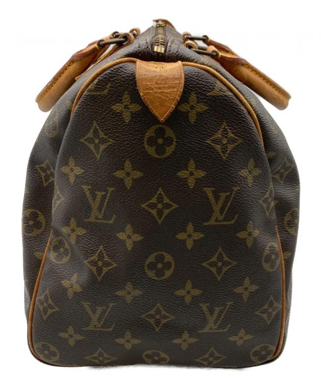LOUIS VUITTON ハンドバッグ モノグラム スピーディ35 ブラウン 中古・古着通販】LOUIS VUITTON (ルイ ヴィトン) ハンドバッグ