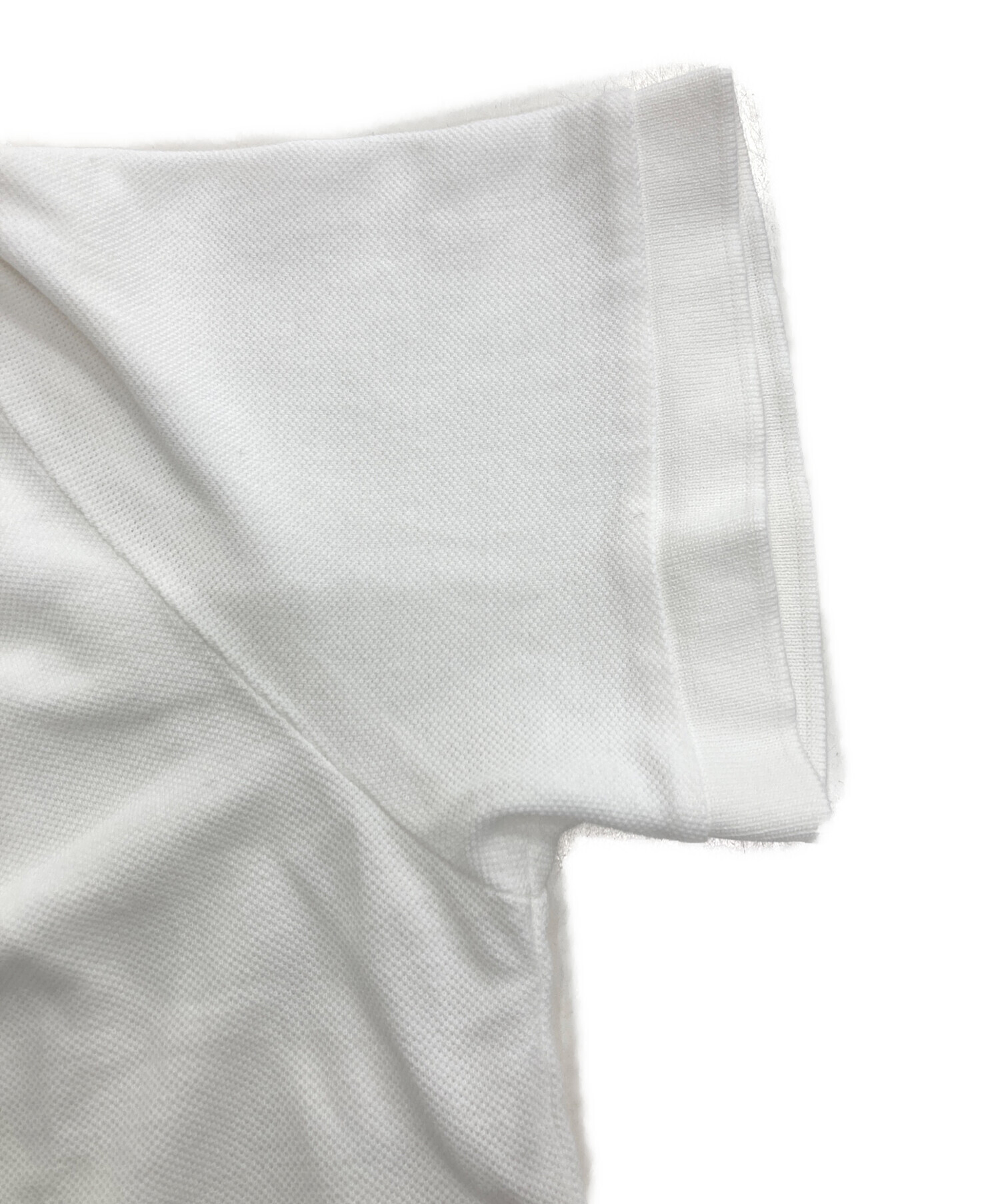 マルジェラ Maison Margiela ポロシャツ コットン ホワイト 無地 中古・古着通販】Maison Margiela (メゾンマルジェラ) ポロシャツ