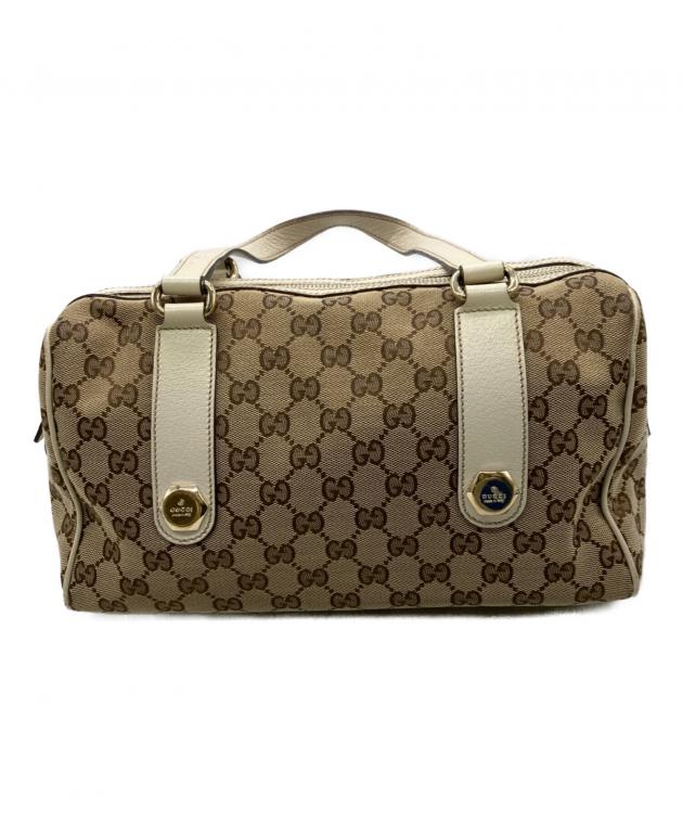 中古・古着通販】GUCCI (グッチ) GGキャンバスミニボストンバッグ