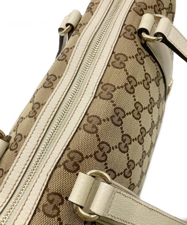 中古・古着通販】GUCCI (グッチ) GGキャンバスミニボストンバッグ