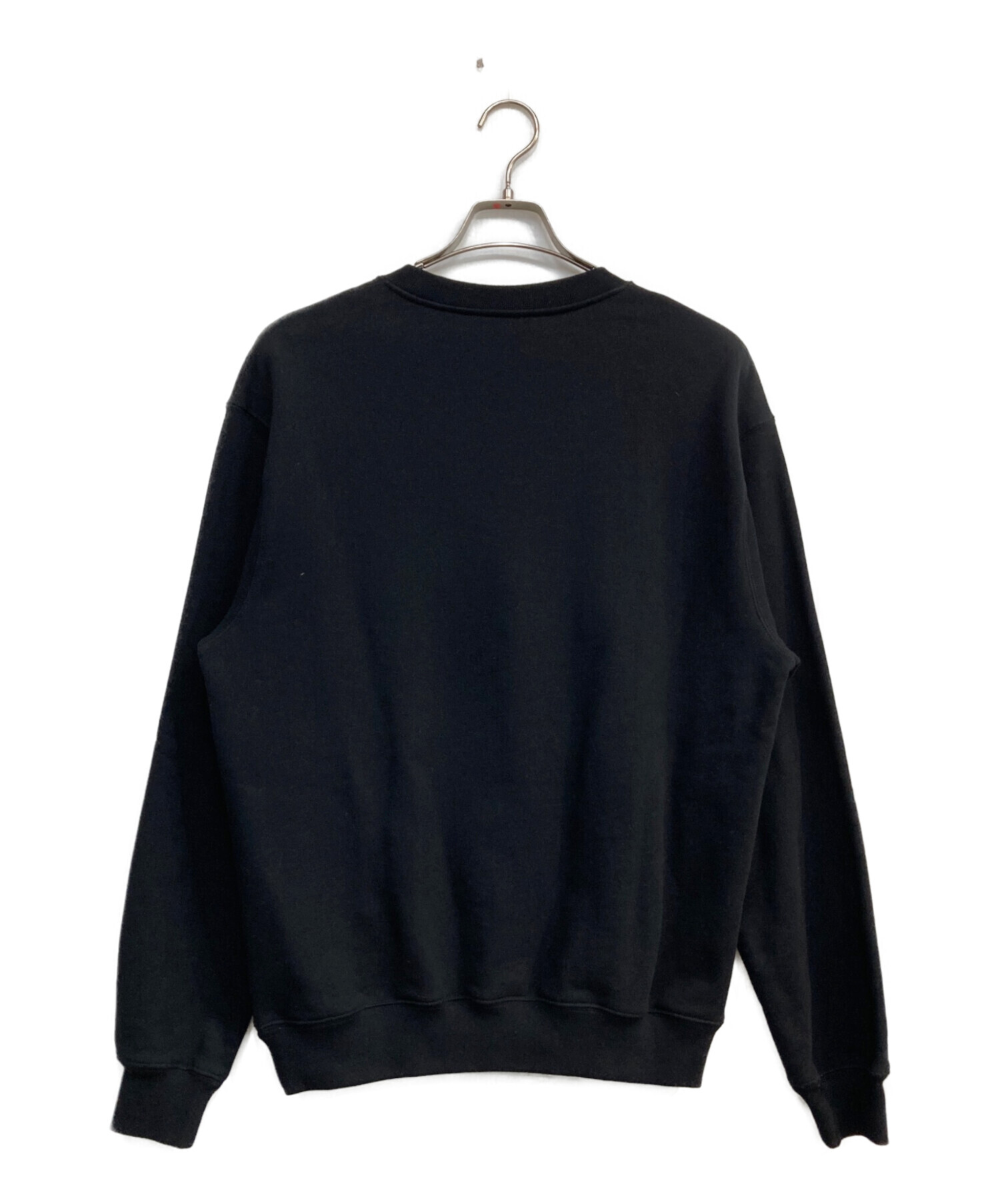 中古・古着通販】GUCCI (グッチ) ロゴクルーネックスウェット ブラック