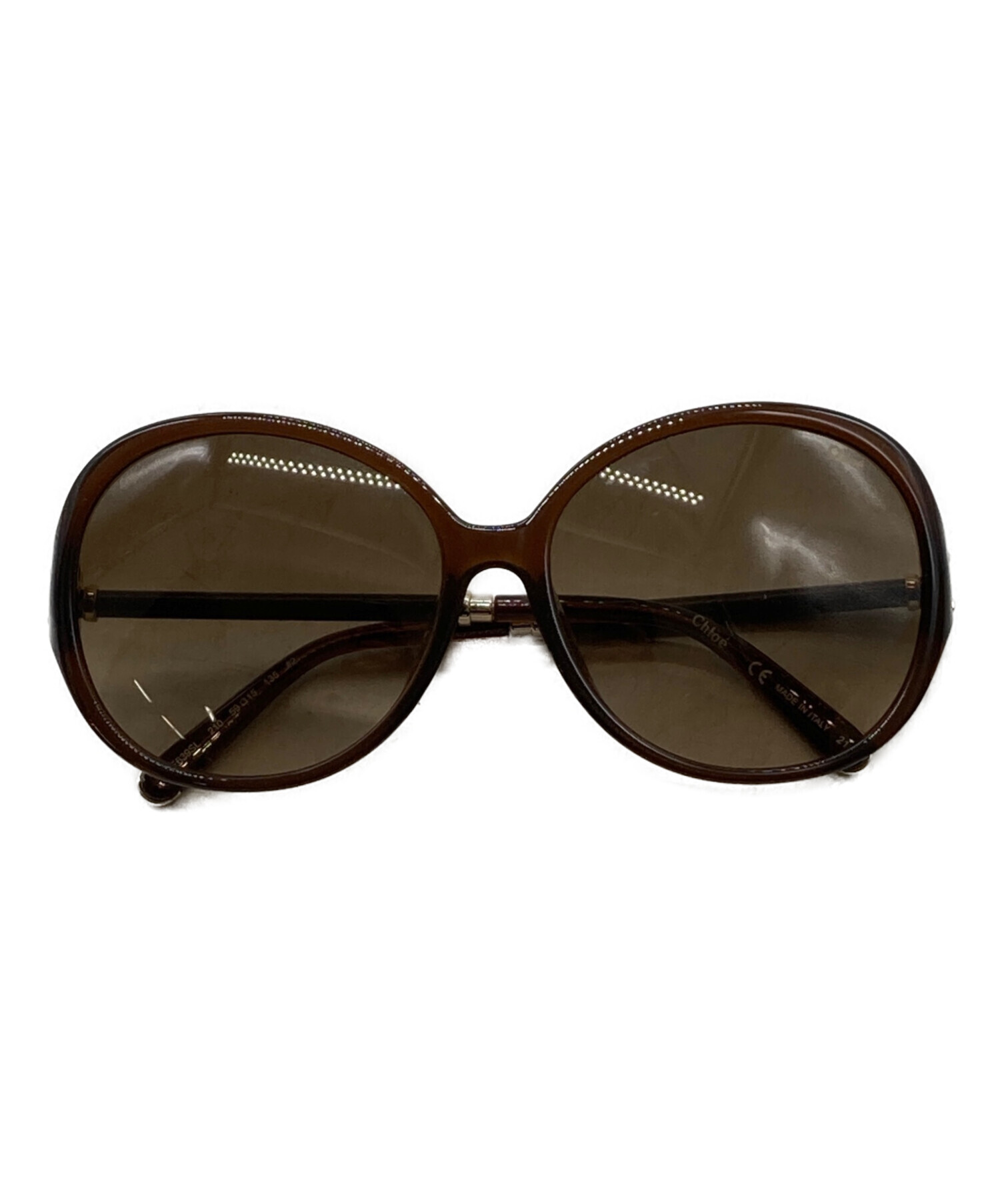 中古・古着通販】Chloe (クロエ) サングラス ブラウン サイズ:59☐15