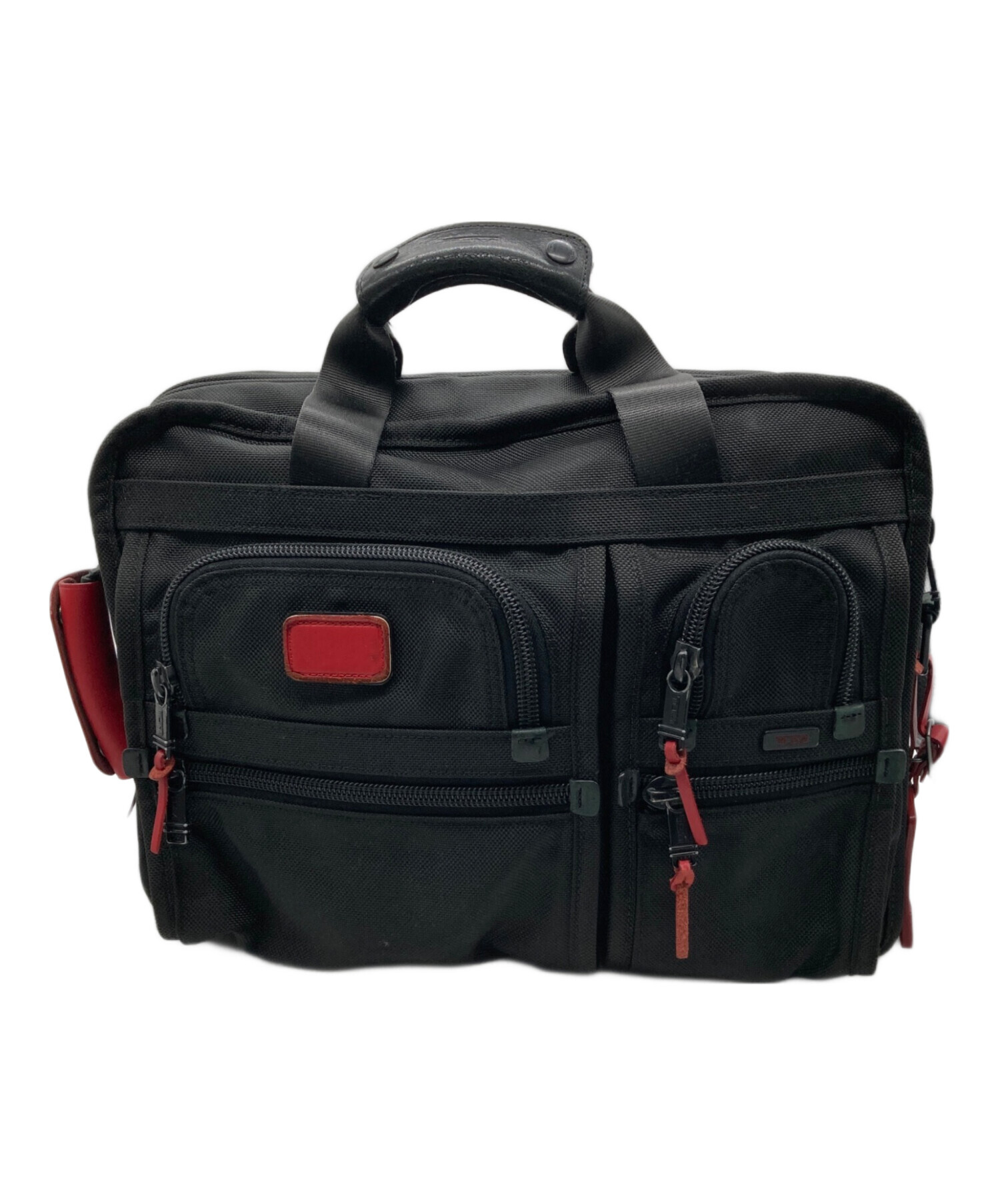 【丸洗 メンテ済】TUMI 3way 26180DH 廃盤 希少モデル 大容量 中古・古着通販】TUMI (トゥミ) 3WAYブリーフケース ブラック×レッド