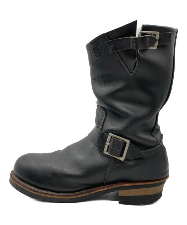 レッドウィング プレーントゥ　ソールリペア済み　サイズ（9D） 中古・古着通販】RED WING (レッドウィング) エンジニアブーツ
