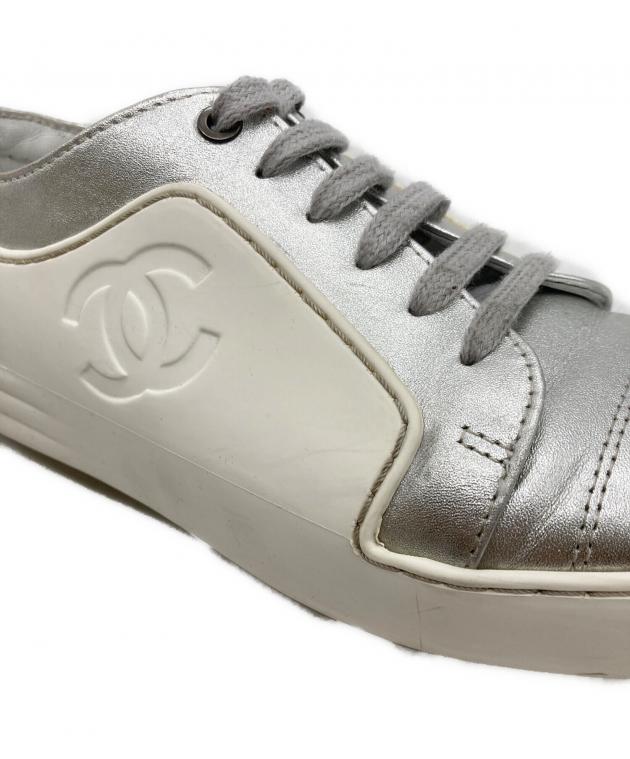 中古・古着通販】CHANEL (シャネル) ローカットスニーカー シルバー