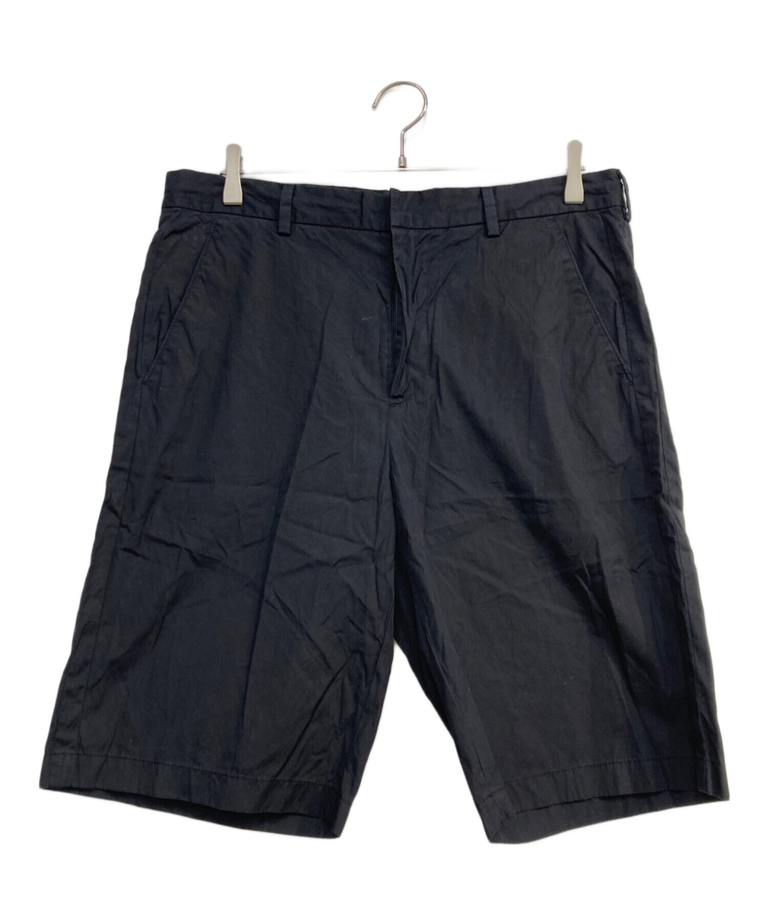 中古・古着通販】PRADA (プラダ) ハーフパンツ ブラック サイズ:46