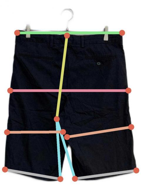 中古・古着通販】PRADA (プラダ) ハーフパンツ ブラック サイズ:46