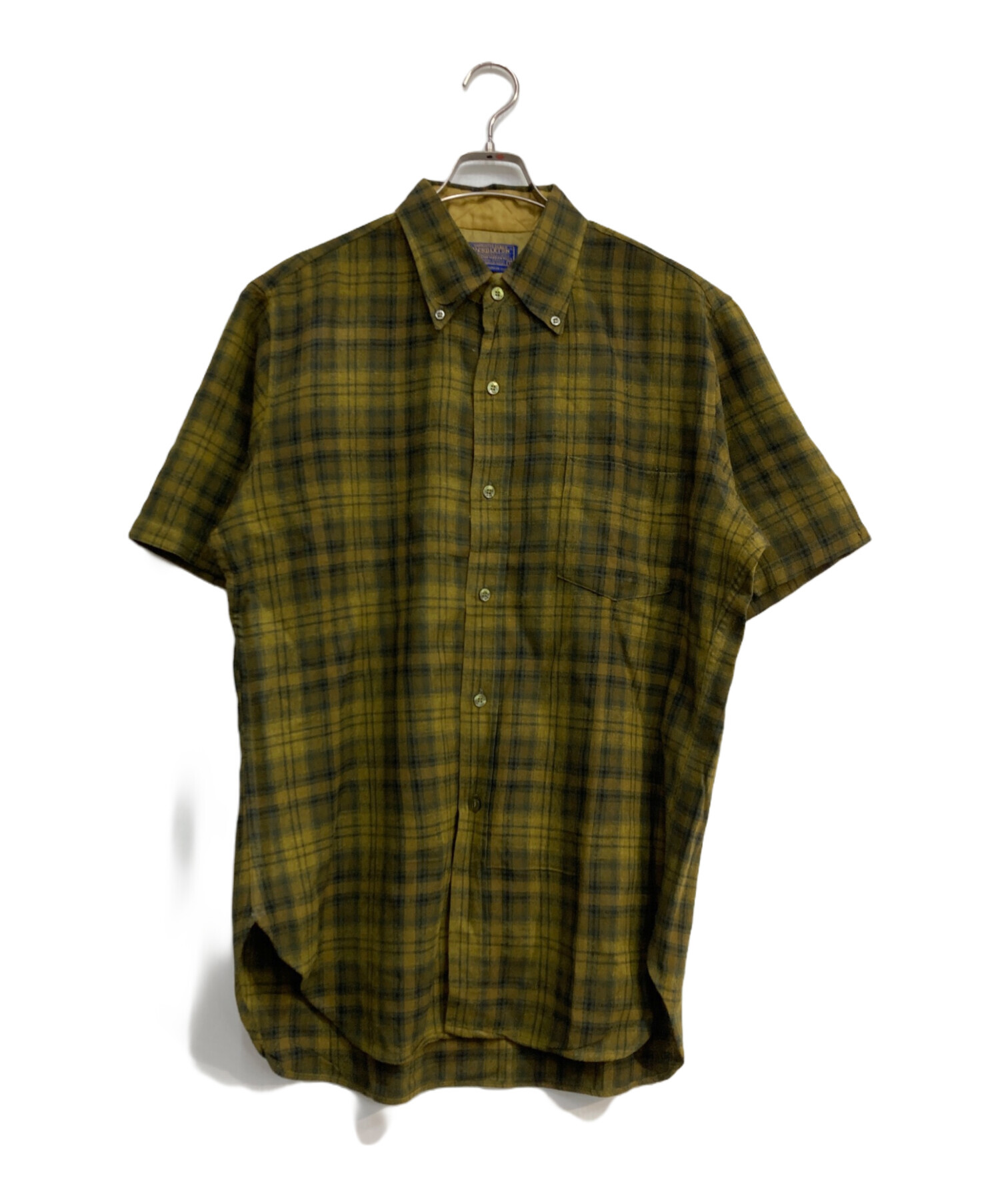 中古・古着通販】PENDLETON (ペンドルトン) 半袖ウールチェックシャツ
