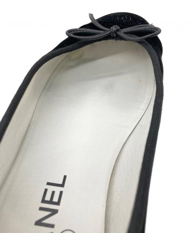 中古・古着通販】CHANEL (シャネル) ココマークベロアリボンバレエ