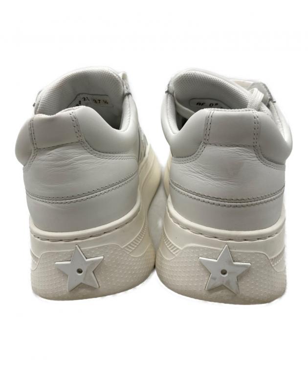 【S】Dior スニーカー ホワイト 厚底 37 1/2 中古・古着通販】Christian Dior (クリスチャン ディオール