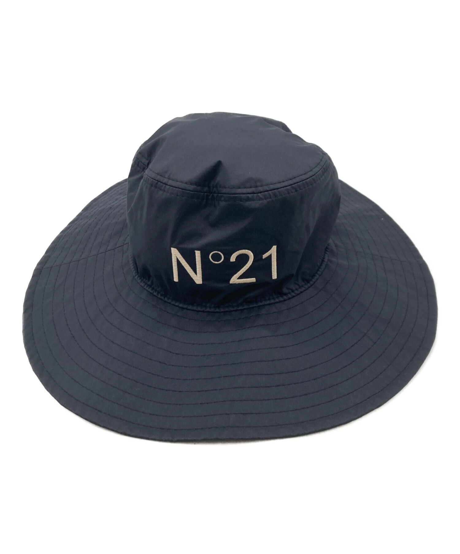 ★美品★ヌメロヴェントゥーノ　ニューエラ　ハット　クリスタル　ロゴ　ブラック 中古・古着通販】New Era (ニューエラ) N°21 (ヌメロヴェントゥーノ