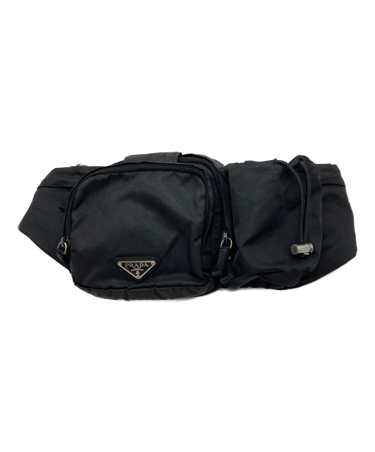 中古・古着通販】PRADA (プラダ) ナイロンボディバッグ ブラック
