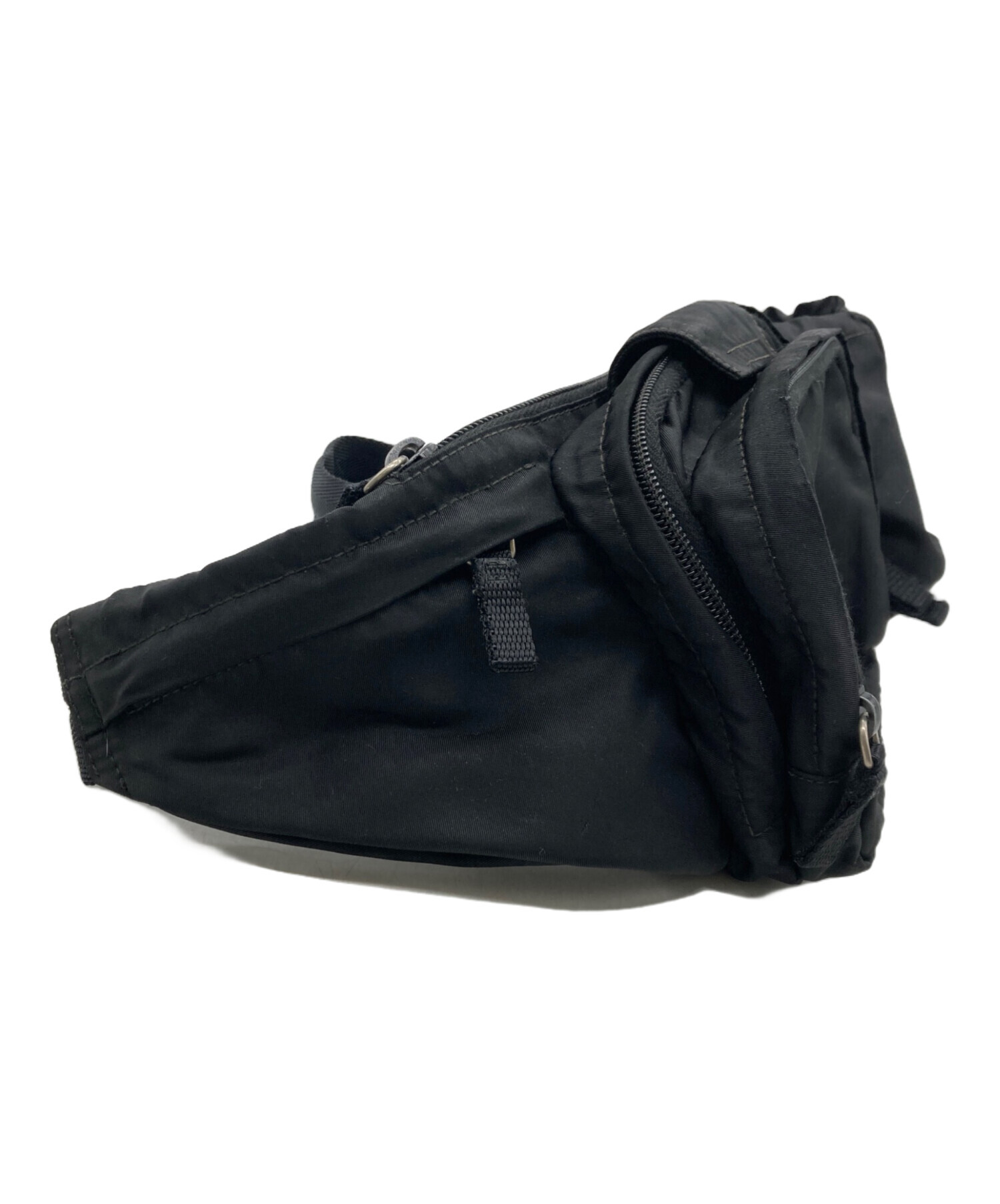 中古・古着通販】PRADA (プラダ) ナイロンボディバッグ ブラック