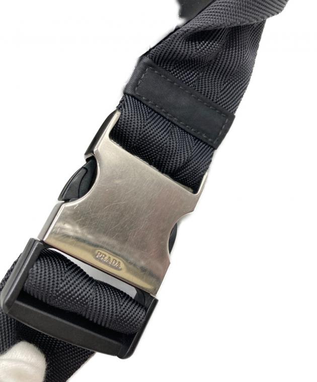 中古・古着通販】PRADA (プラダ) ナイロンボディバッグ ブラック