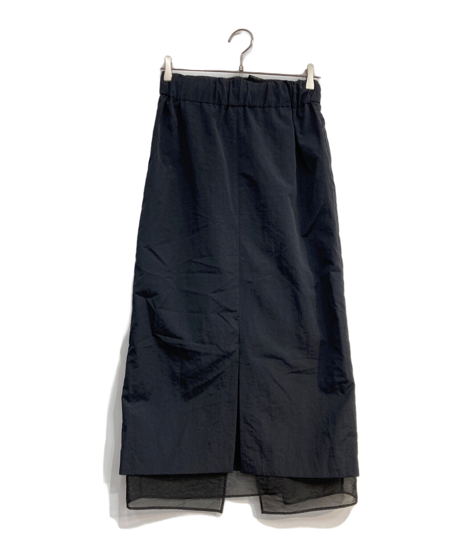 中古・古着通販】LOHEN (ローヘン) LAYERED 2WAY SKIRT ネイビー