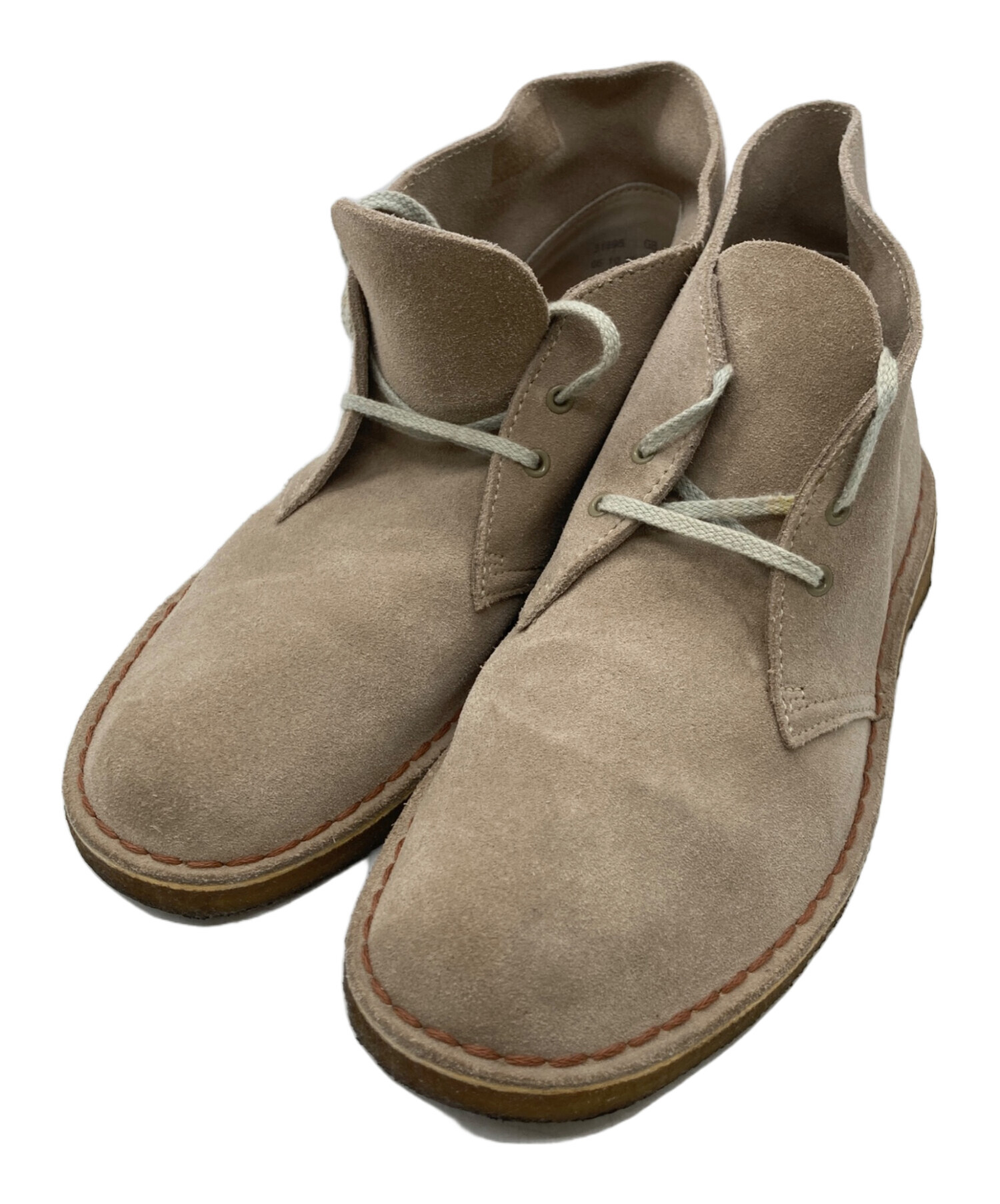中古・古着通販】CLARKS (クラークス) チャッカーブーツ ベージュ