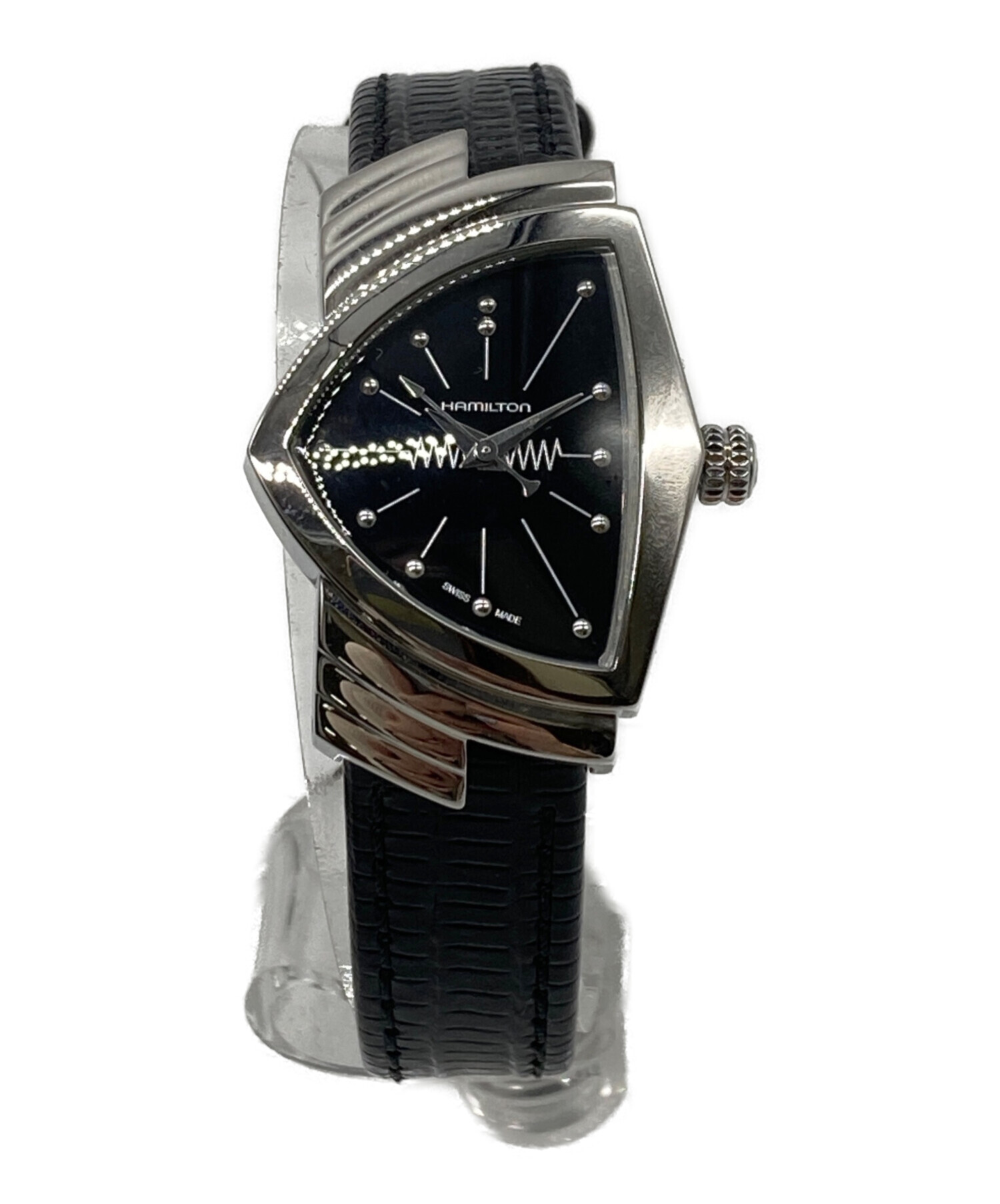 HAMILTON ベンチュラ ブラック腕時計 中古 中古・古着通販】HAMILTON (ハミルトン) ベンチュラ ブラック サイズ