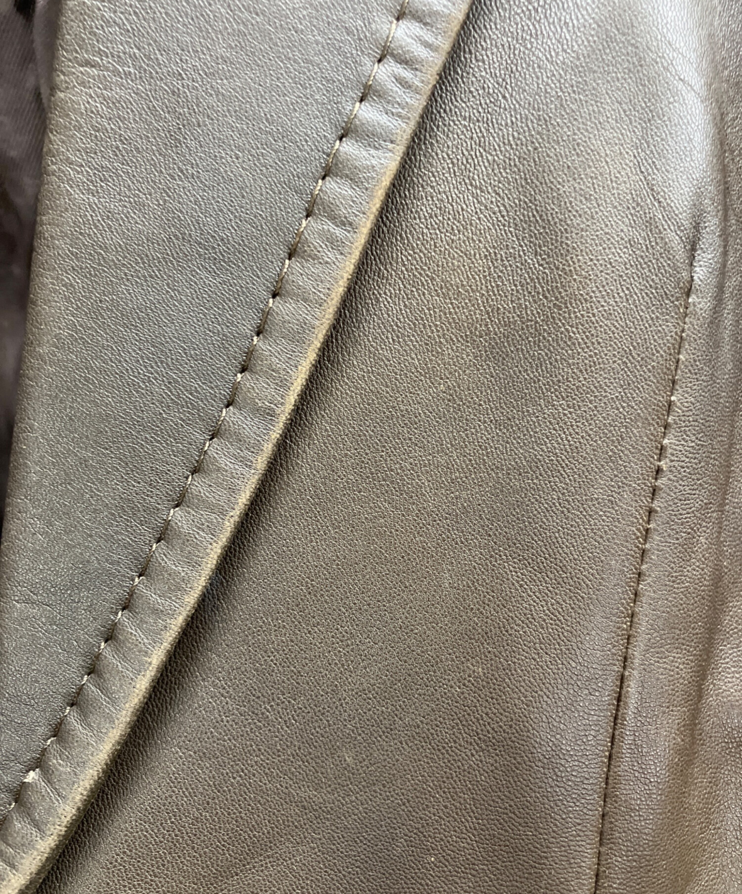 中古・古着通販】MaxMara (マックスマーラ) レザーテーラード