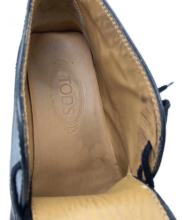 中古・古着通販】TOD'S (トッズ) チャッカブーツ ブラック サイズ:6 1 中古・古着通販】TOD'S (トッズ) チャッカブーツ ブラック サイズ:6 1
