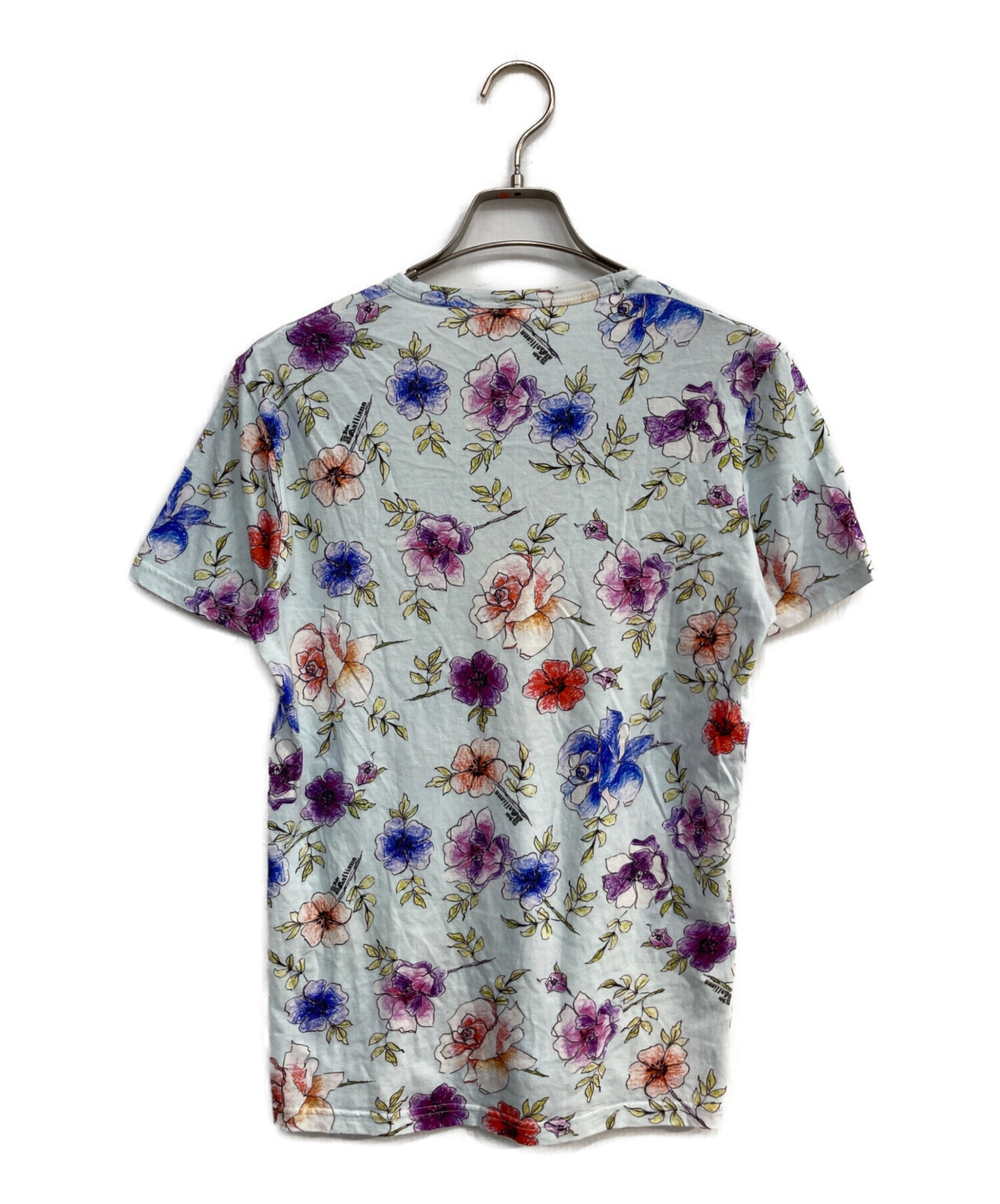 中古・古着通販】JOHN GALLIANO (ジョンガリアーノ) 花柄Tシャツ