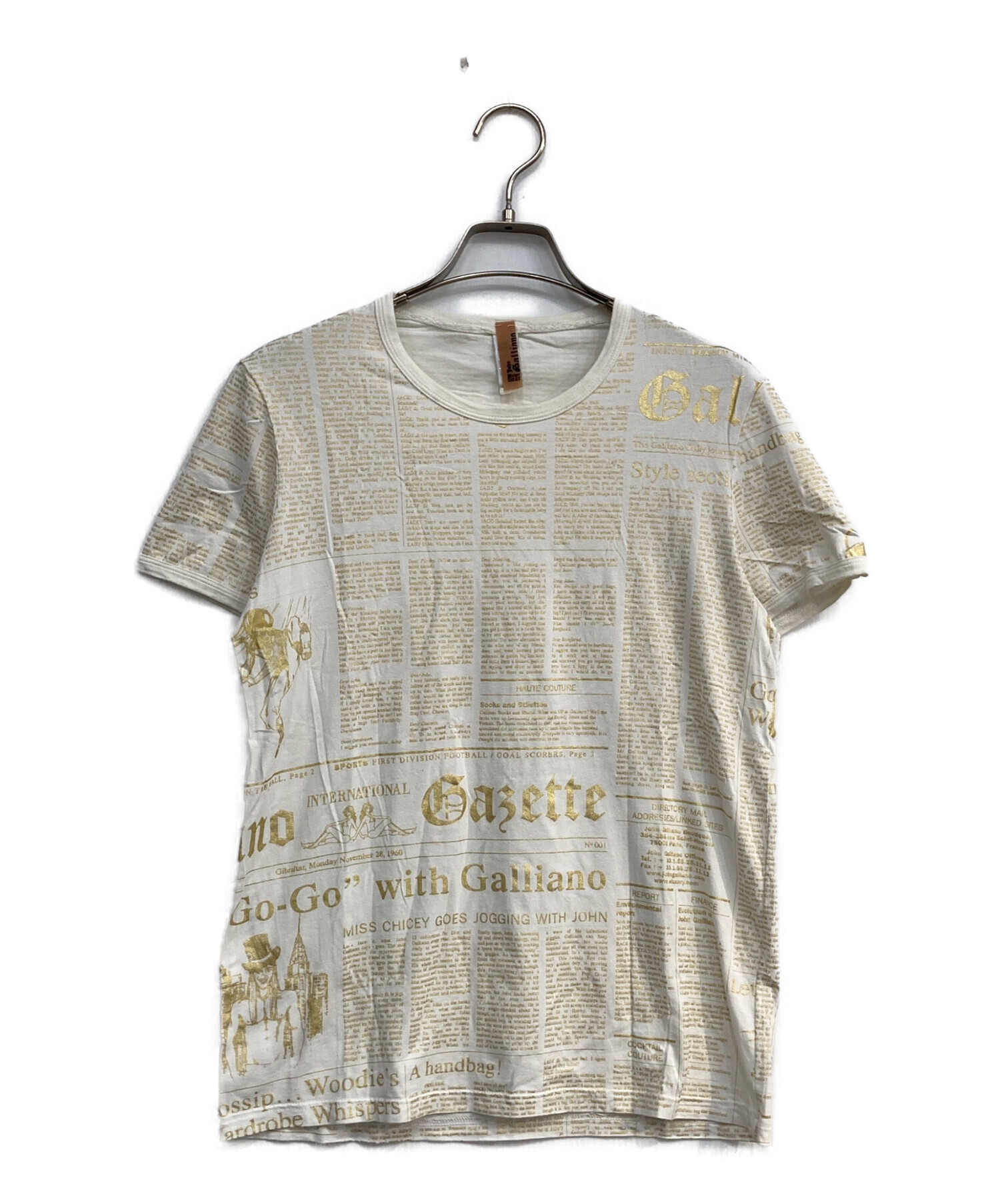 中古・古着通販】JOHN GALLIANO (ジョンガリアーノ) ニュースペーパー