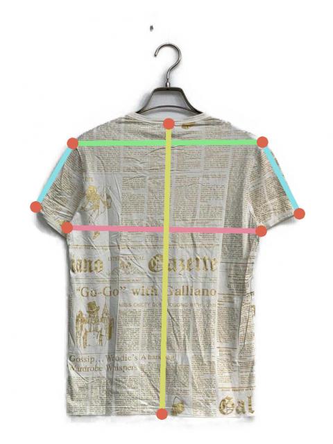 中古・古着通販】JOHN GALLIANO (ジョンガリアーノ) ニュースペーパー