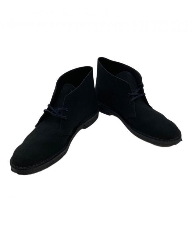 中古・古着通販】CLARKS (クラークス) デザートブーツ ブラック サイズ