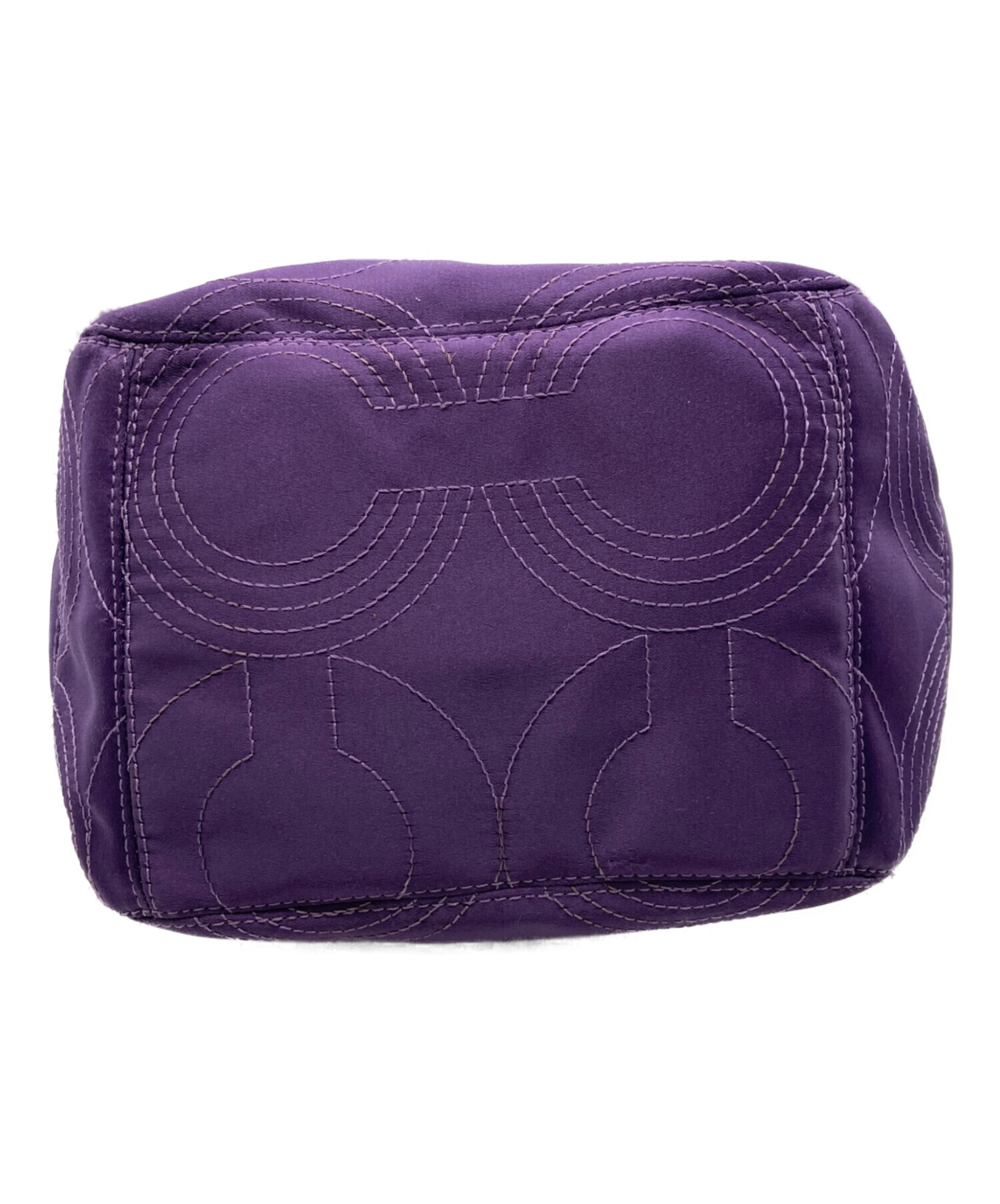 中古・古着通販】COACH (コーチ) 2WAYバッグ パープル｜ブランド・古着