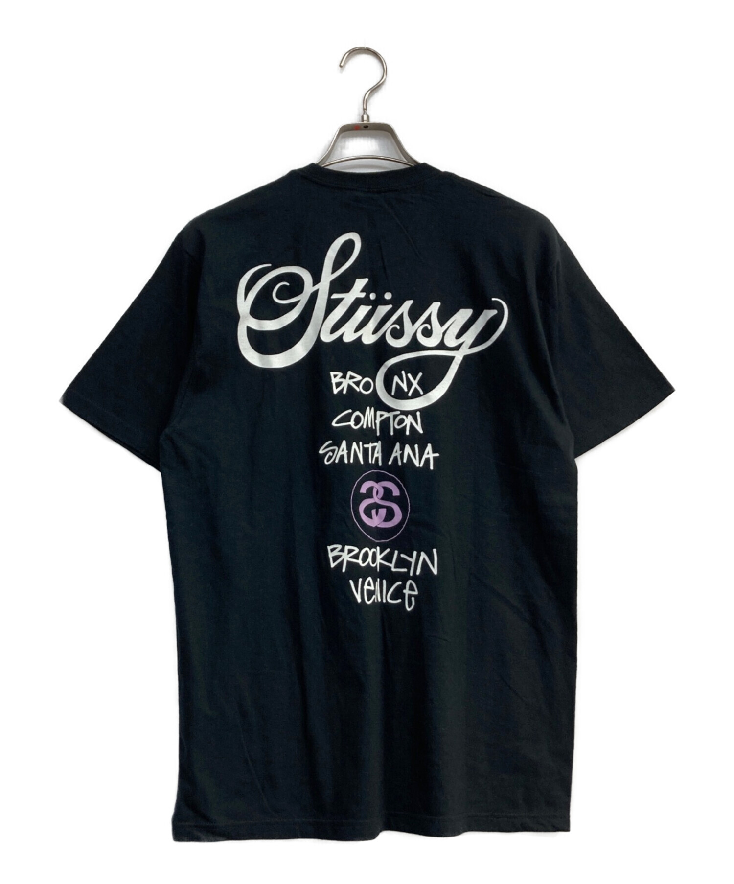 中古・古着通販】stussy (ステューシー) World Tour TEE ブラック 