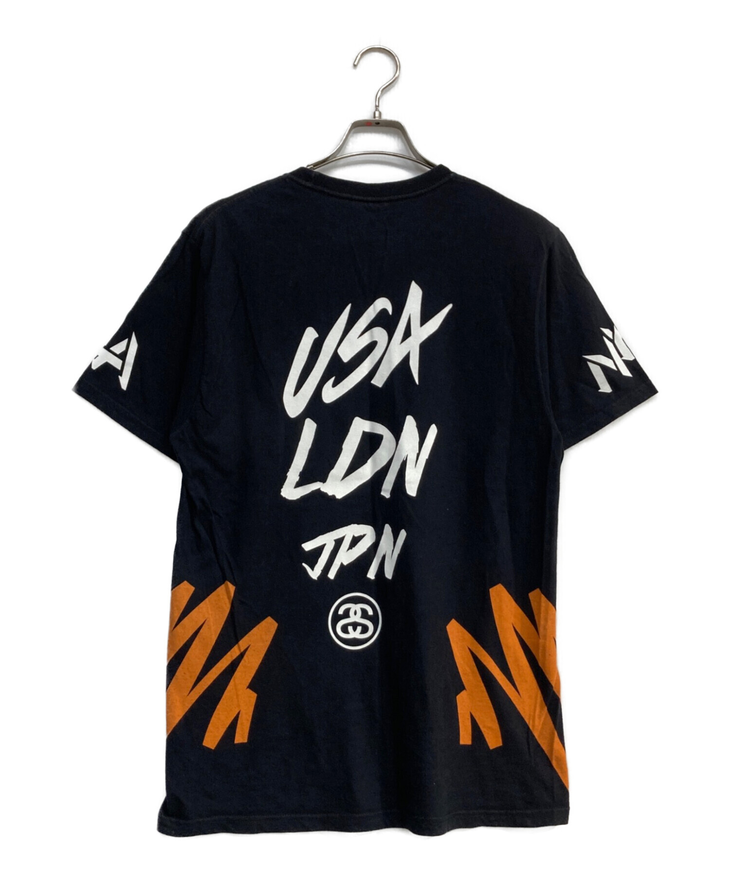中古・古着通販】stussy (ステューシー) プリントTシャツ ブラック
