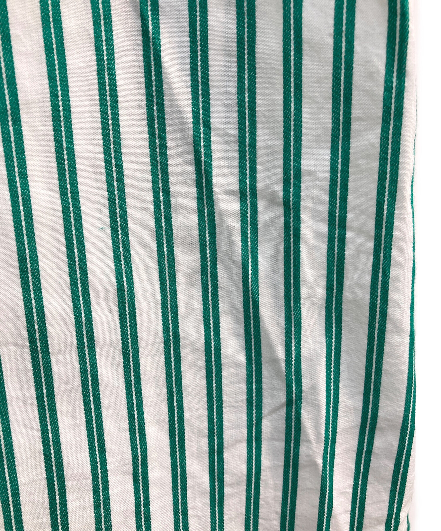 中古・古着通販】ne quittez pas (ヌキテパ) POPLIN STRIPE SHRITS