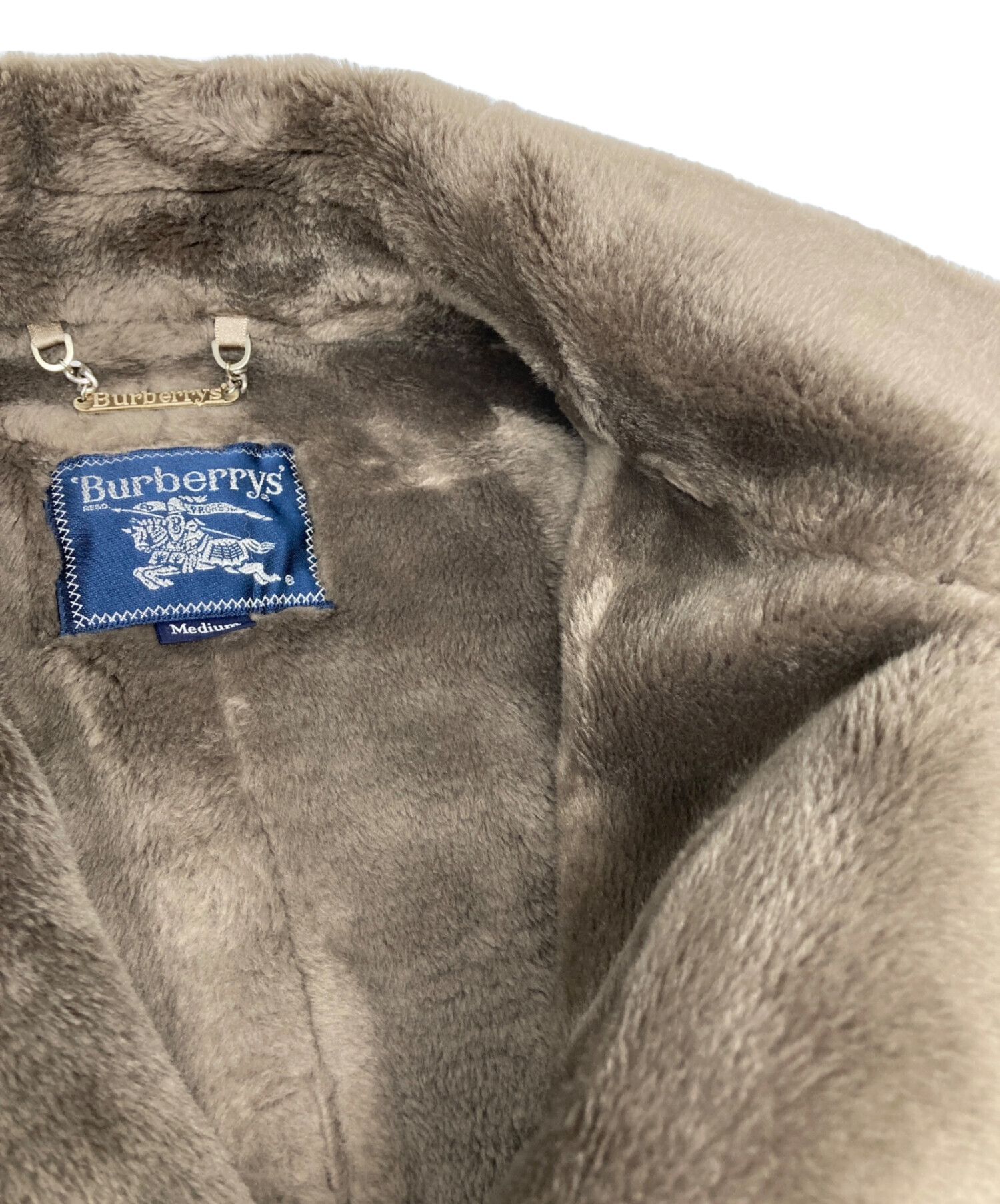 中古・古着通販】BURBERRY (バーバリー) ウールコート ベージュ サイズ