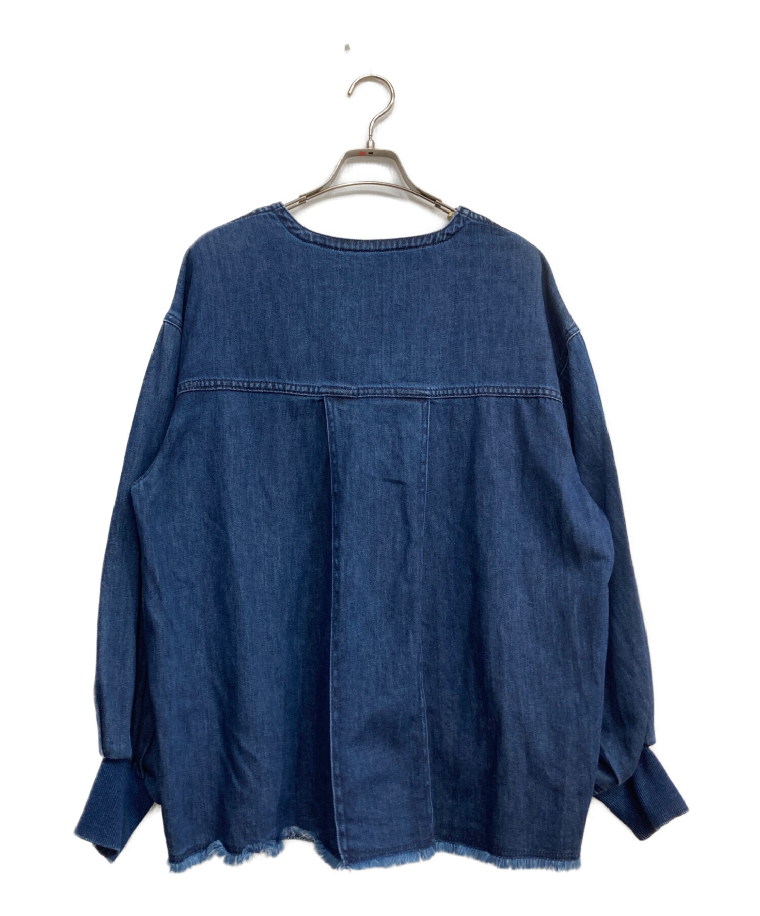 中古・古着通販】CYAN TOKYO (シアン トーキョー) ドレープPKデニムZIP