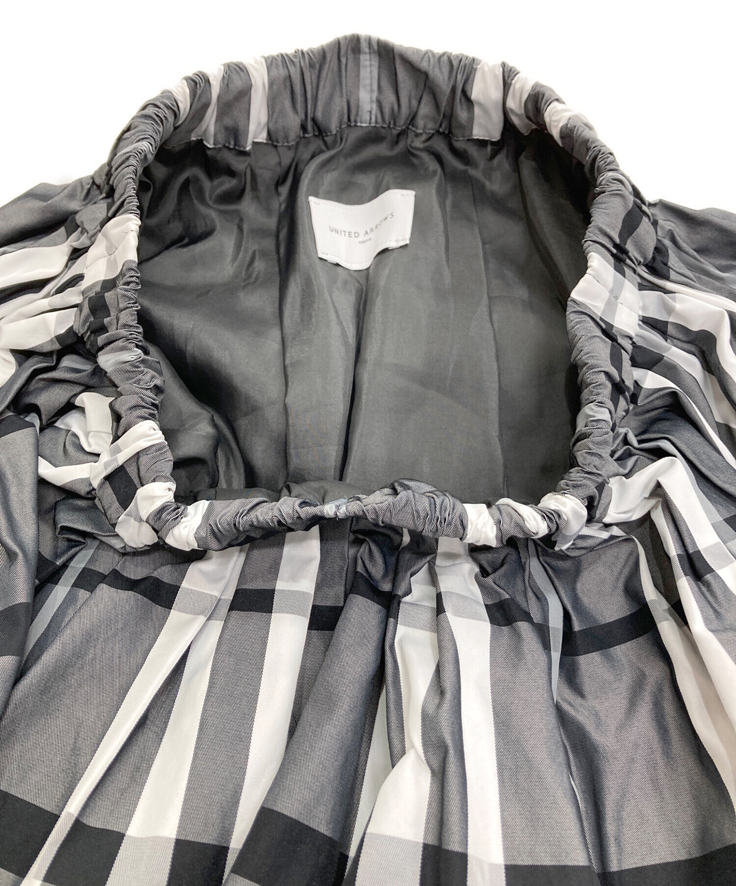 レディース tricot Comme des Garçons エスカルゴ巻スカート ネイビー