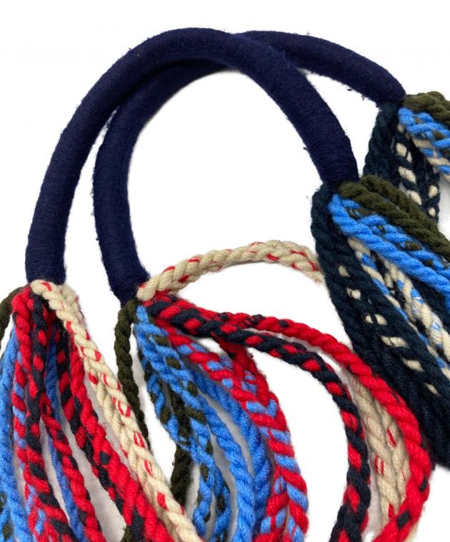 中古・古着通販】MARNI (マルニ) フラワーハンモックバッグ ネイビー