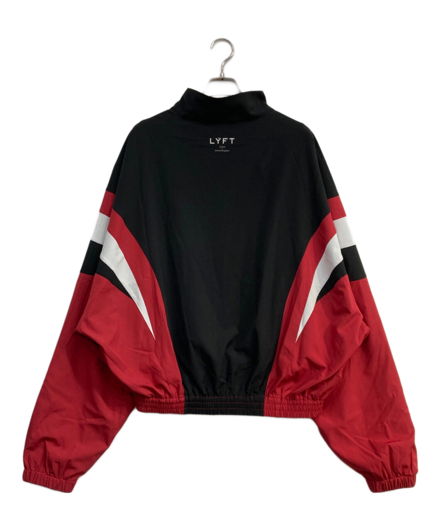 中古・古着通販】Lyft (リフト) 2line oversize track jacket ブラック