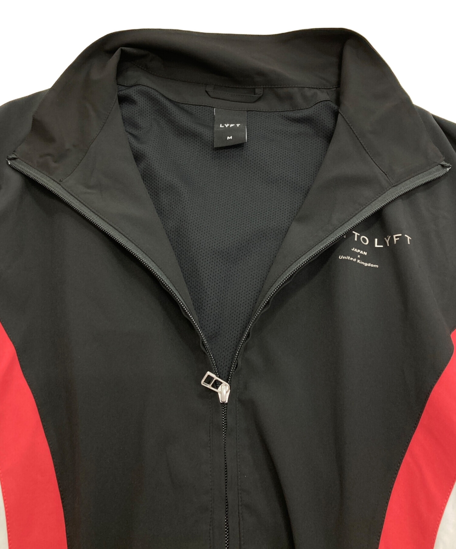 中古・古着通販】Lyft (リフト) 2line oversize track jacket ブラック